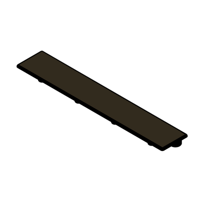 60-180-1 MODULAR SOLUTIONS POLYAMIDE PART END CAP 180MM X 32MM BLACK